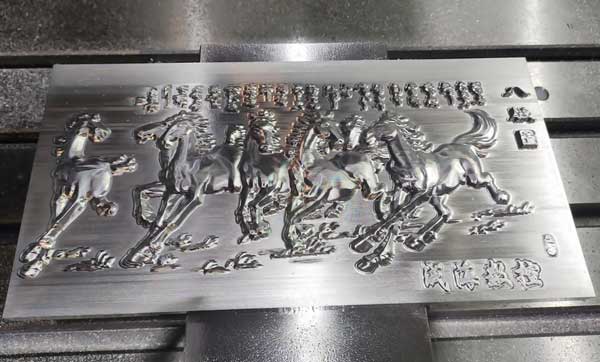 加工案例-八駿圖模型